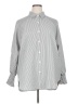 Unbranded Stripes Gray Long Sleeve Blouse Size XL - photo 1