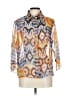 Nicola 100% Polyester Print Orange 3/4 Sleeve Blouse Size L - photo 1