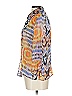 Nicola 100% Polyester Print Orange 3/4 Sleeve Blouse Size L - photo 5