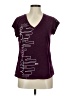 Ideology 100% Polyester Burgundy Purple Active T-Shirt Size M - photo 1
