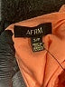 AFRM Orange Cocktail Dress Size S - photo 7