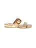 Dolce Vita Gold Ivory Sandals Size 6 - photo 1