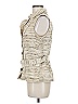 Worth New York 100% Silk Ivory Tan Vest Size 8 - photo 5