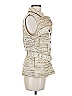 Worth New York 100% Silk Ivory Tan Vest Size 8 - photo 4