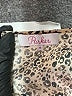Parker 100% Polyester Animal Print Brown Long Sleeve Blouse Size M - photo 7