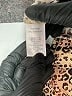 Parker 100% Polyester Animal Print Brown Long Sleeve Blouse Size M - photo 8