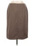 Bentley A. Chevron-herringbone Brown Formal Skirt Size 6 - photo 2