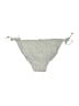 Marc by Marc Jacobs Floral Silver White Swimsuit Bottoms Size M - photo 2