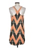 Style Loft 100% Polyester Chevron-herringbone Orange Casual Dress Size S - photo 2