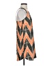 Style Loft 100% Polyester Chevron-herringbone Orange Casual Dress Size S - photo 4