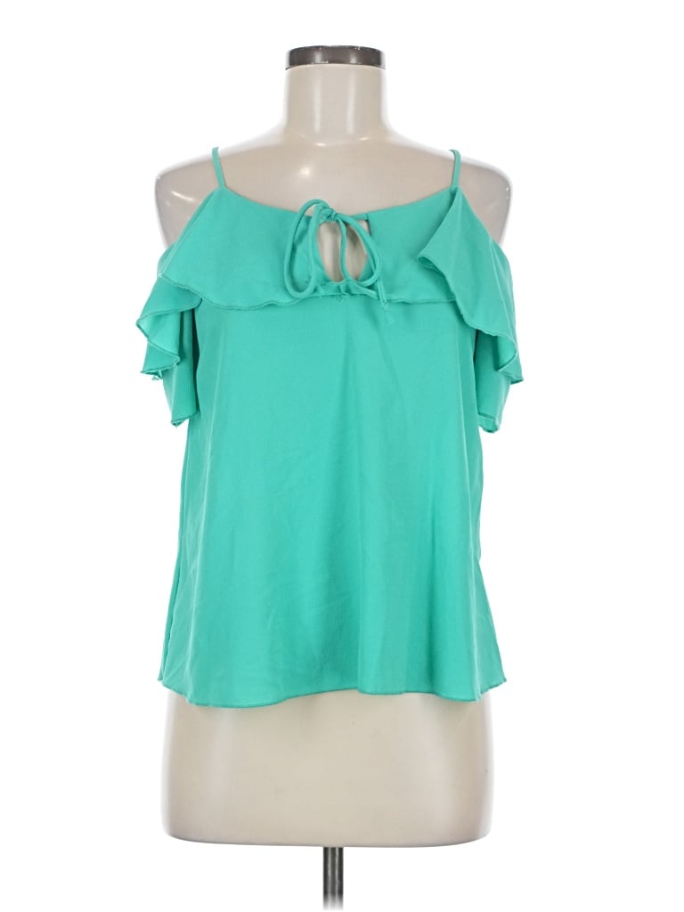 Pre-owned Papaya Sleeveless Blouse In Blue