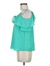 Papaya 100% Polyester Teal Sleeveless Blouse Size M - photo 5