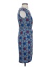 Donna Morgan Print Blue Cocktail Dress Size 0 - photo 4