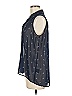 Darjoni 100% Polyester Stars Blue Sleeveless Blouse Size M - photo 5