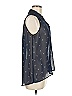 Darjoni 100% Polyester Stars Blue Sleeveless Blouse Size M - photo 4