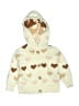 Old Navy Hearts Ivory Cardigan Size 12-18 mo - photo 1