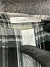 Charlotte Russe 100% Polyester Plaid Silver Gray 3/4 Sleeve Blouse Size S - photo 7