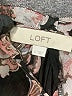 Ann Taylor LOFT 100% Polyester Paisley Black Long Sleeve Blouse Size S - photo 7