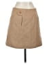 J.Crew Solid Tan Wool Skirt Size 0 - photo 2