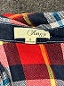 Assorted Brands Plaid Red 3/4 Sleeve Blouse Size S - photo 7
