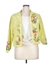 Coldwater Creek Floral Yellow Jacket Size XL (petite) - photo 1