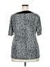 Olivia Paige Black Short Sleeve Blouse Size 2X - photo 2