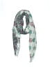Unbranded Paisley Teal Ivory Scarf One size - photo 1