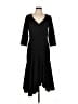 Halston Heritage Black Cocktail Dress Size 10 - photo 1