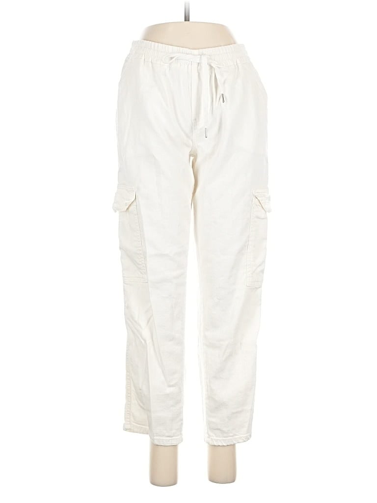 Pre-owned Liverpool Los Angeles Cargo Pants In Ivory