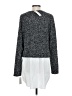 Jag 100% Polyester Tweed Gray Pullover Sweater Size S - photo 2