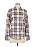 J.Crew Plaid Pink Long Sleeve Button-Down Shirt Size 6 - photo 1