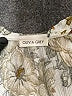 Olivia Grey 100% Rayon Print Ivory Short Sleeve Blouse Size 1X - photo 7