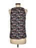 Veronica M. 100% Polyester Blue Sleeveless Blouse Size M - photo 2
