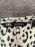 Zara Animal Print Ivory Long Sleeve Blouse Size S - photo 7