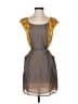Theme Gray Cocktail Dress Size S - photo 1