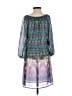 2b bebe 100% Polyester Paisley Blue Teal Cocktail Dress Size XS - photo 2