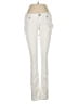 Express Jeans Metallic Ivory White Jeans Size 6 - photo 1