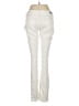Express Jeans Metallic Ivory White Jeans Size 6 - photo 2