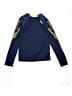 Asics 100% Polyester Blue Long Sleeve T-Shirt Size 10 - 12 - photo 1