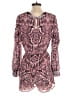 Bebe 100% Polyester Paisley Pink Romper Size XS - photo 2