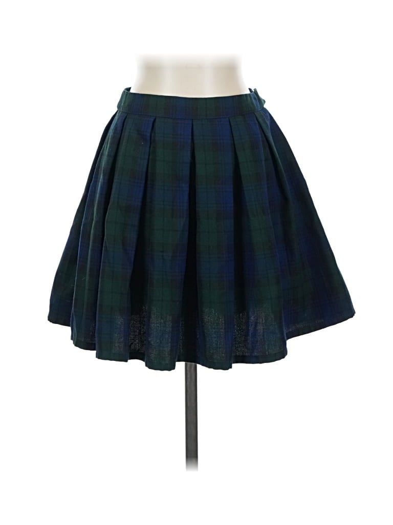 Pre-owned Hot Topic Casual Skirt In Blue