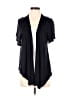 Caslon 100% Rayon Black Kimono Size 1 - photo 1