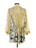 CAbi 100% Polyester Yellow 3/4 Sleeve Blouse Size S - photo 2