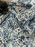 Boho Chic Paisley Blue 3/4 Sleeve Blouse Size XS - photo 8