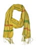 Nordstrom Plaid Yellow Orange Scarf One size - photo 1