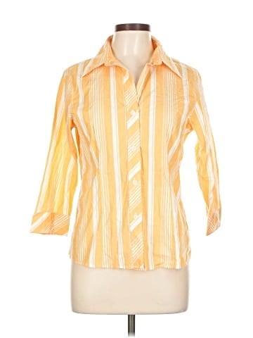 MICHAEL Michael Kors 3/4 Sleeve Button-Down Shirt (view 1)