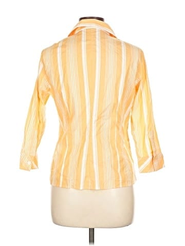 MICHAEL Michael Kors 3/4 Sleeve Button-Down Shirt (view 2)