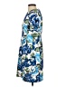 Halston Print Blue Casual Dress Size 4 - photo 5