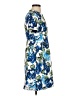 Halston Print Blue Casual Dress Size 4 - photo 4