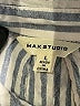 Max Studio Stripes Silver Long Sleeve Blouse Size L - photo 7